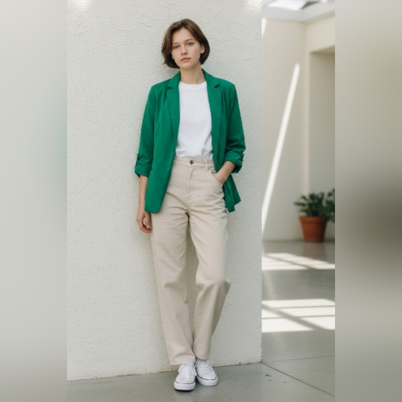 Rachel Zoe Jackets & Blazers - RACHEL ZOE Green Blazer SIZE Small